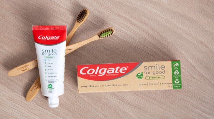 Colgate recyclable tubes smile for good