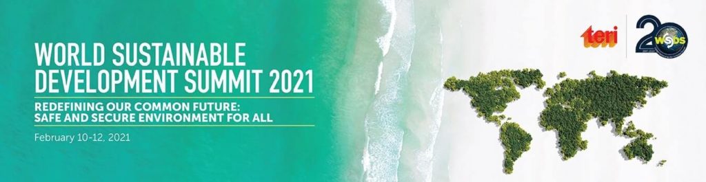 Teri World Sustainable Development Summit 2021 Banner