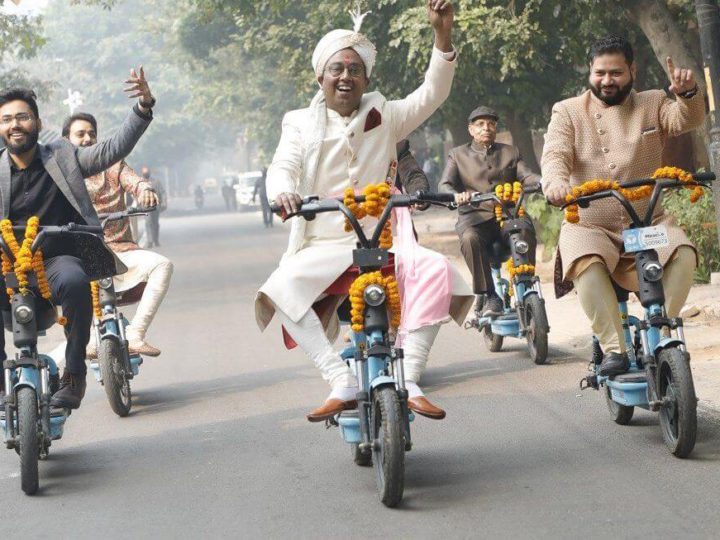Baraat on Yulu e-Bikes, Tulsi Varmalas: A Delhi Wedding getting Viral for Right Reasons