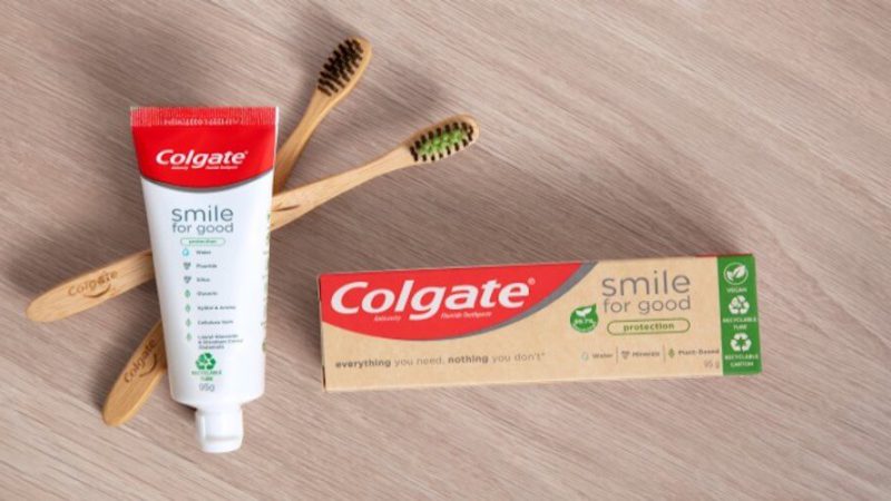 Colgate recyclable tubes smile for good