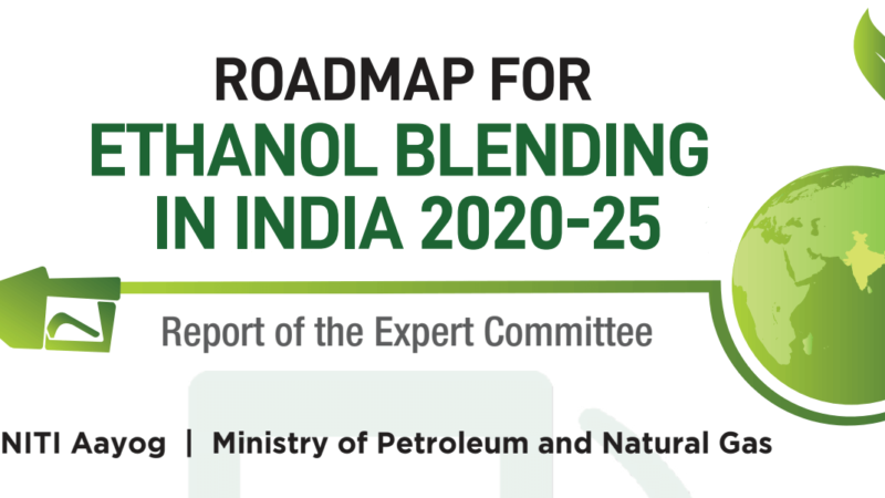Roadmap for Ethanol Blending in India