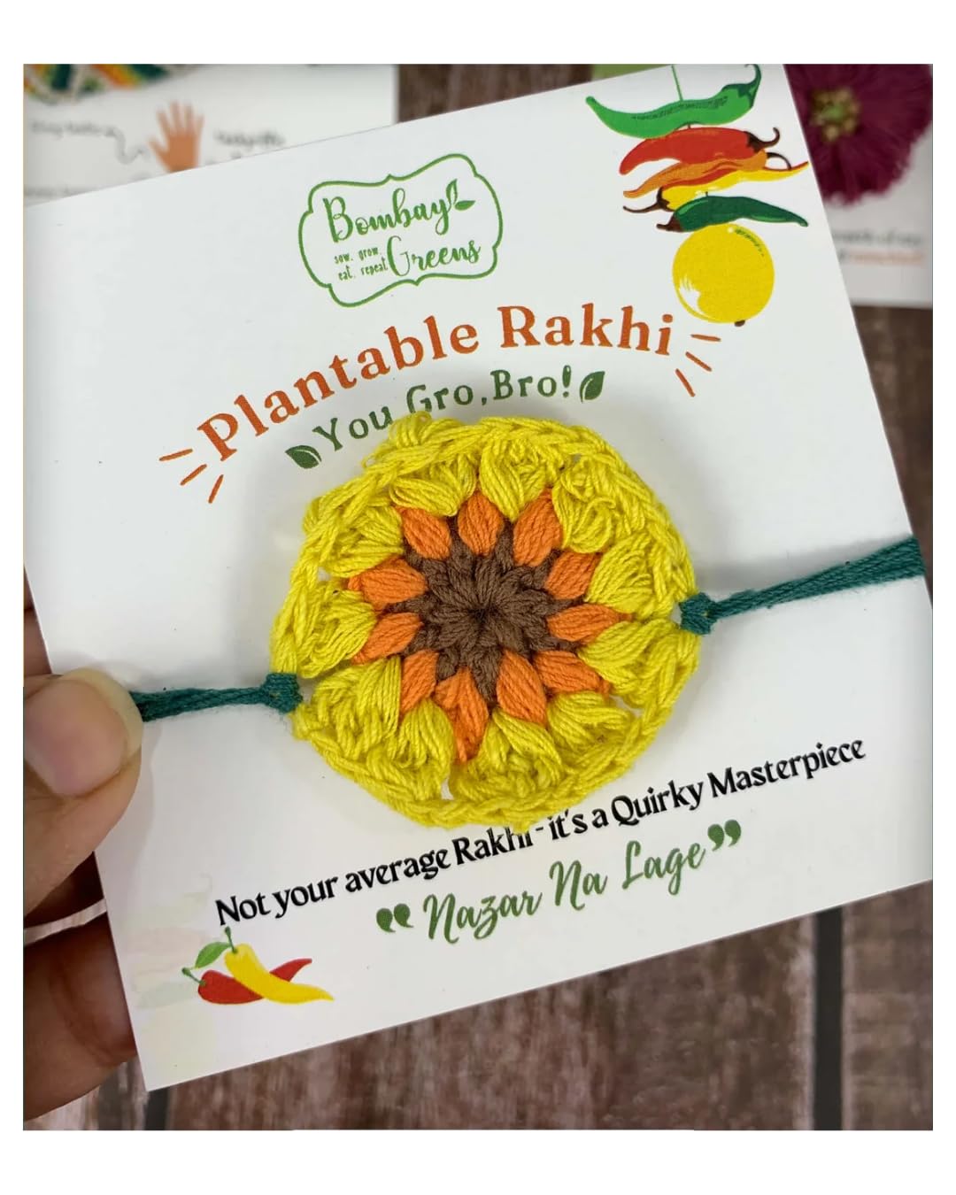 Bombay Greens Plantable Seed Rakhi for Brother on Amazon.in