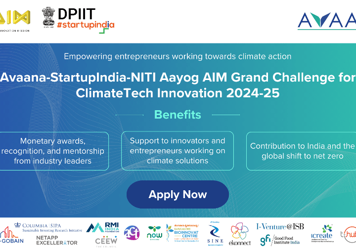 Avaana Capital, Startup India and NITI Aayog AIM launch The Grand Challenge for ClimateTech Innovation 2024-25