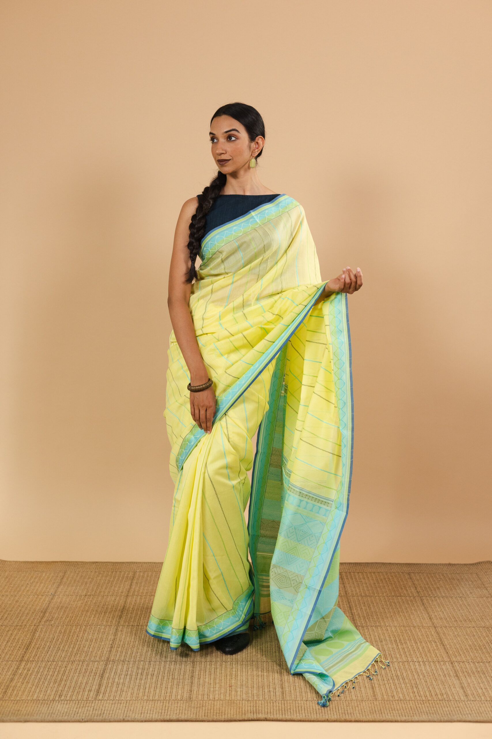 Ethicus farm-to-fashion organic cotton saree