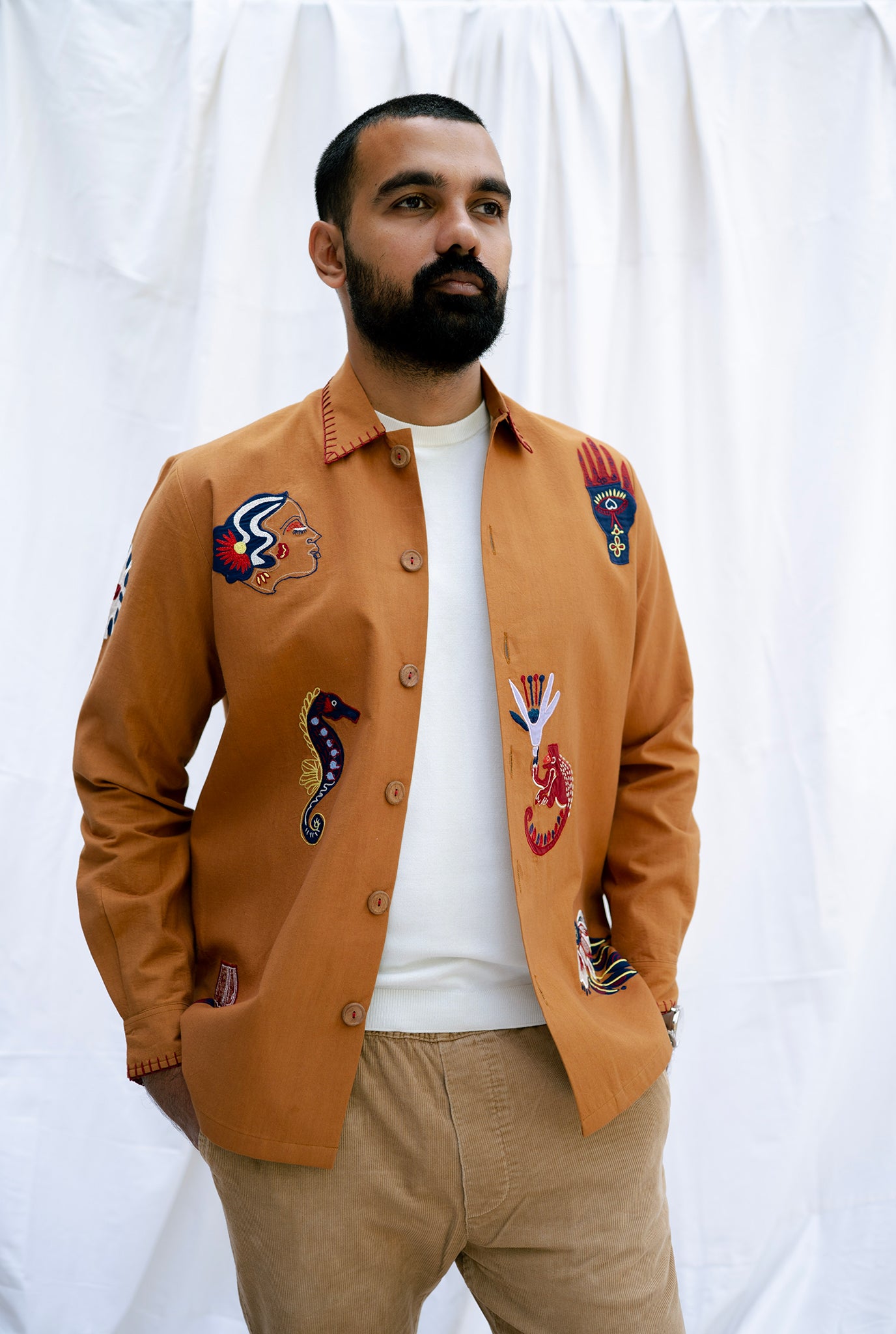 Jodi hand block printed garment