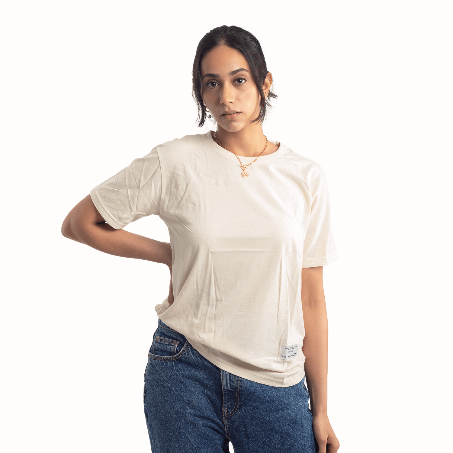 Organic cotton t-shirt, a sustainable natural fabric garment