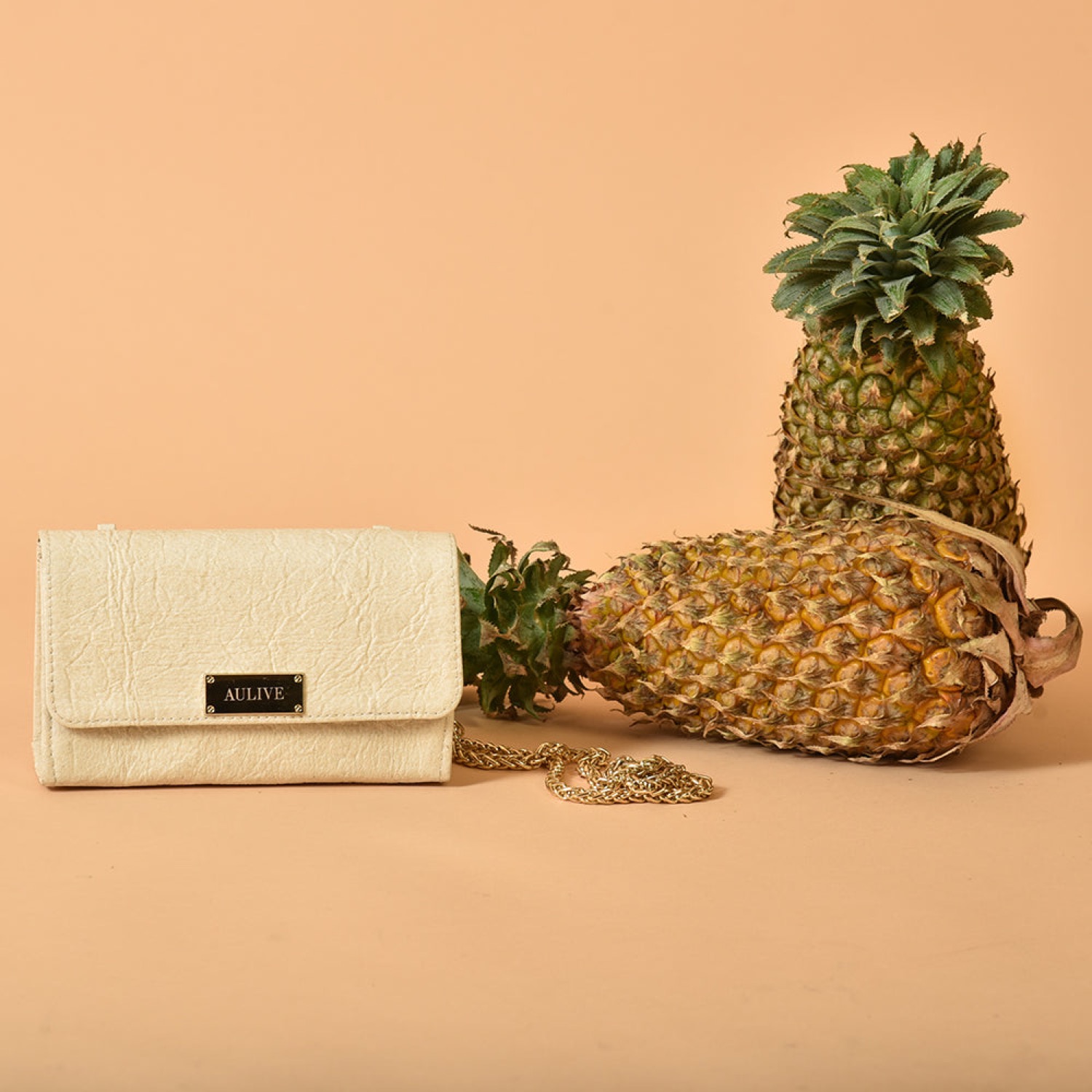 Aulive vegan leather handcrafted bag