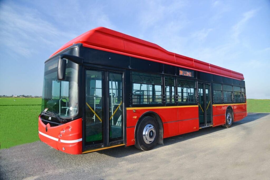 Electric bus in India representing sustainable public transport and EV mobility transition