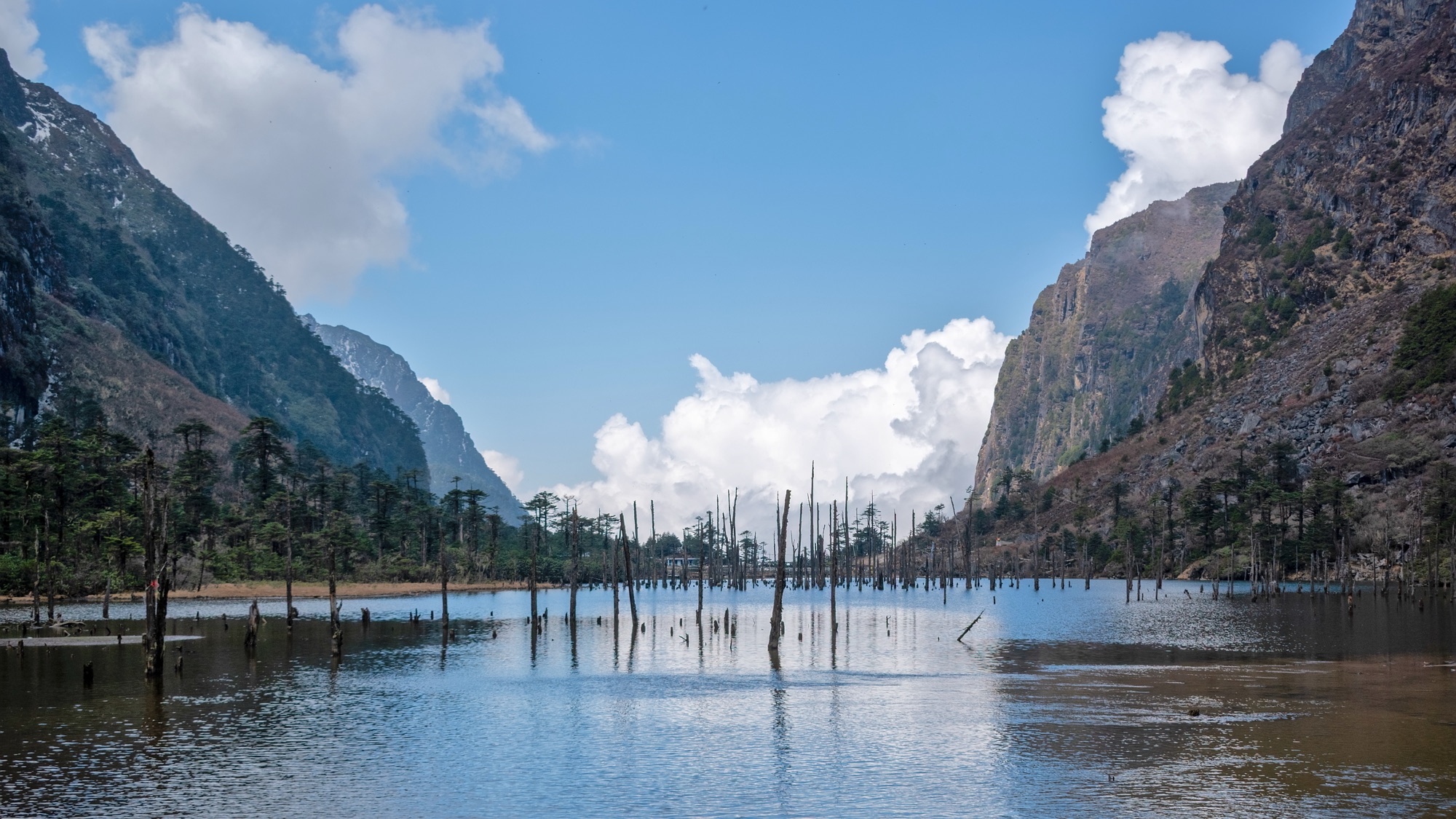 Sangestar Tso, a high-altitude lake in Tawang, Arunachal Pradesh, illustrating the Eastern Himalayan wetland landscape