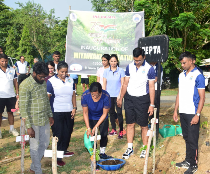A Miyawaki-method restored dense forest patch showing successful ecological restoration