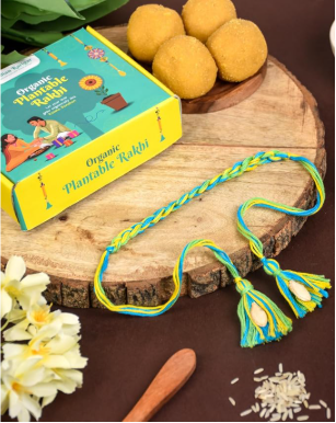 Indian Karigar Organic Plantable Rakhi Combo on Amazon.in