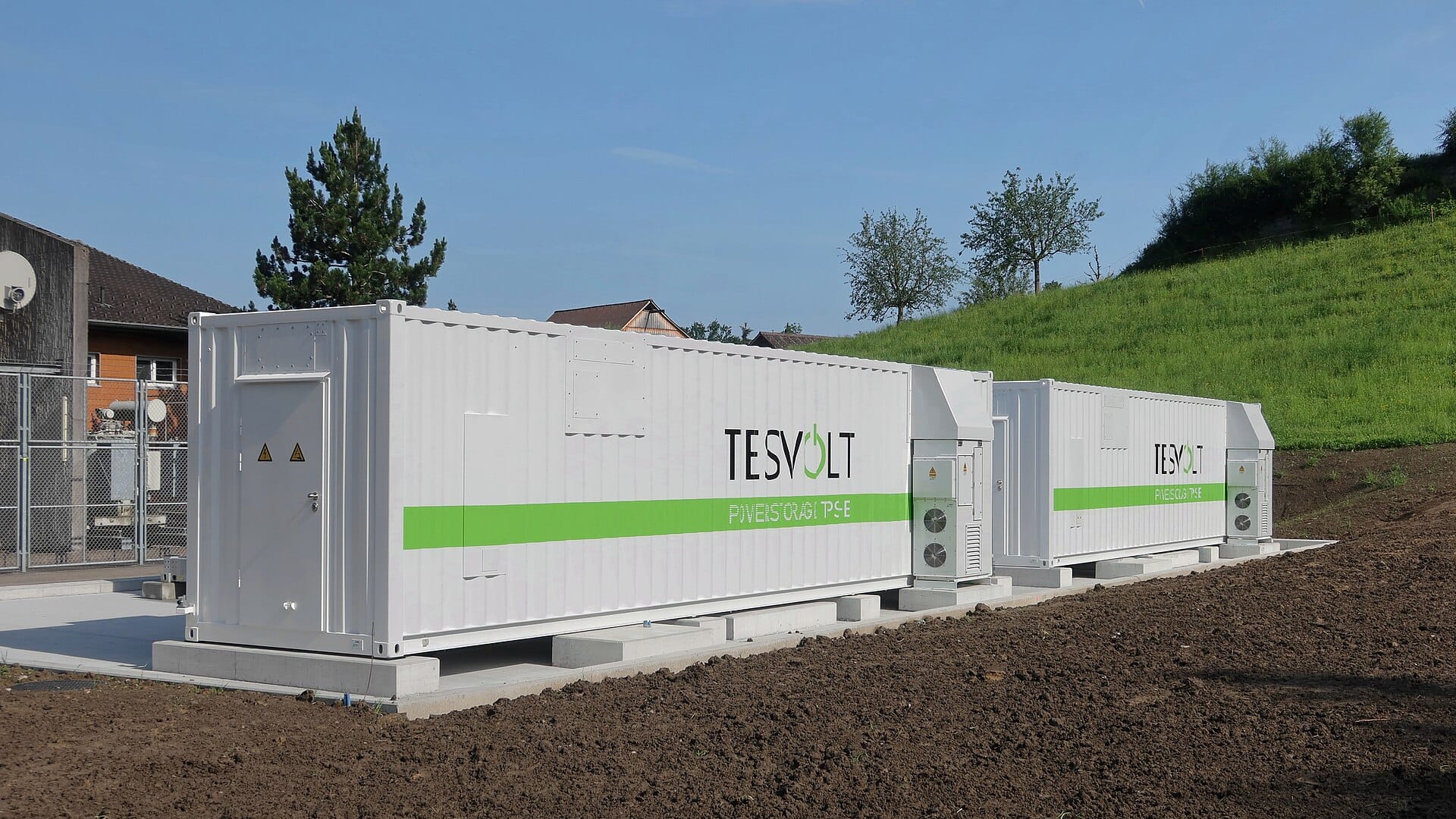 Containerised battery storage of the kind funded under the Green Energy Corridor
