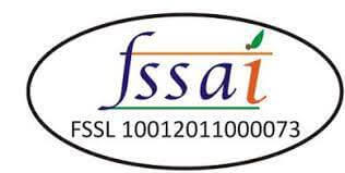 FSSAI Logo and License Number