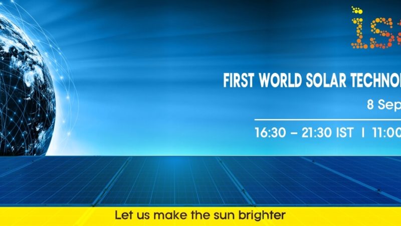 First World Solar Technology Summit WSTS | PM Modi